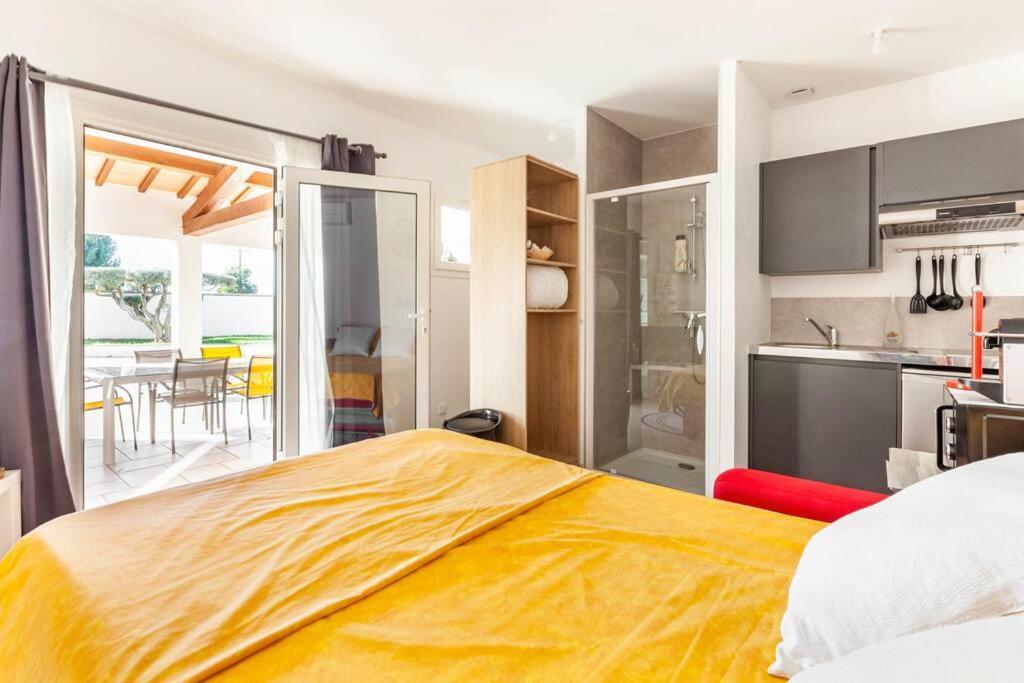 Studio Neuf Avec Acces Piscine Valergues Extérieur photo